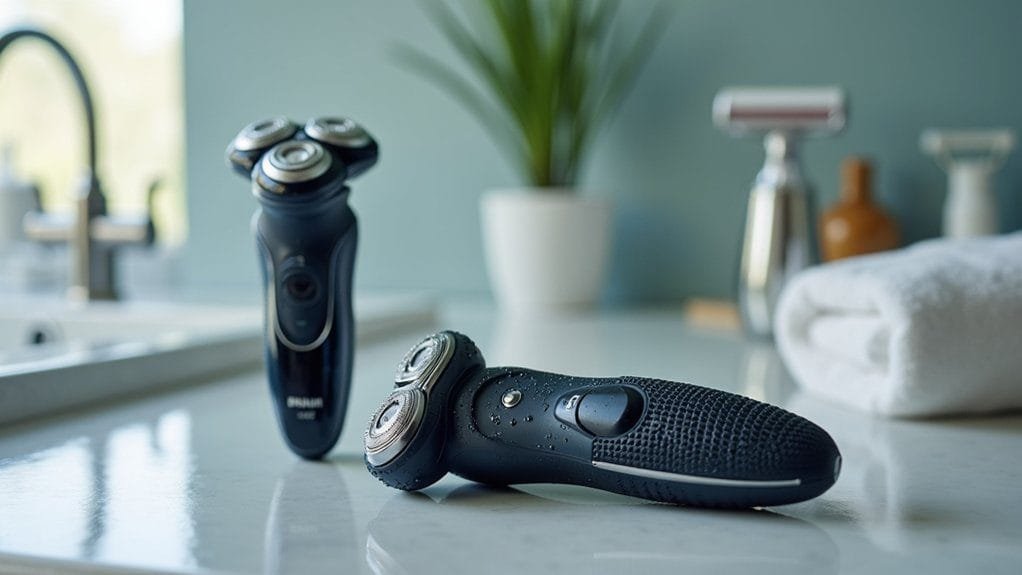 Braun vs. Philips: Best Electric Shaver for Sensitive Skin 3 wet shaving reduces irritation