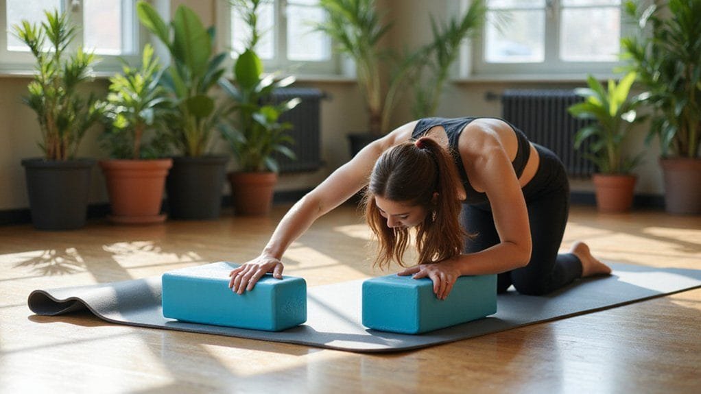 yoga blocks enhance flexibility