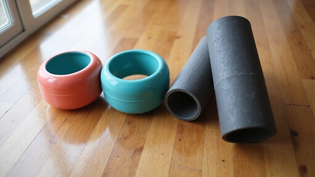 yoga wheels versus foam rollers